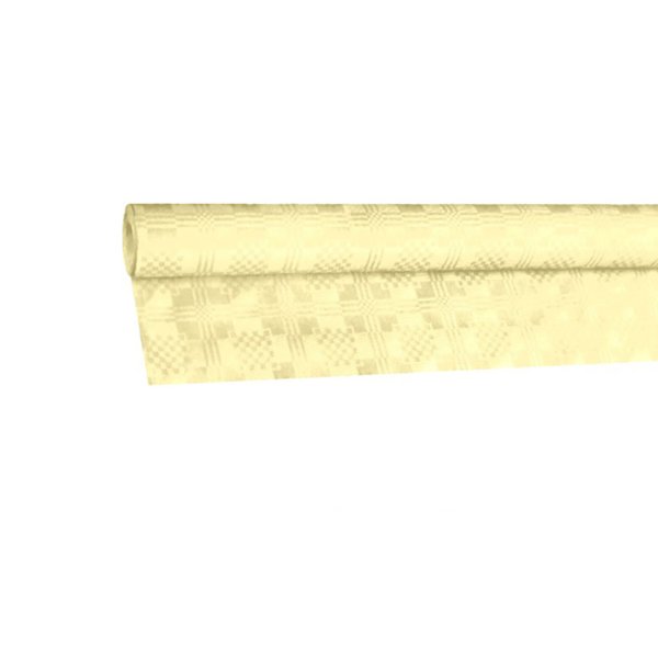 1 Tischtuchrolle Damastprägung 8 m x 120 cm champagner